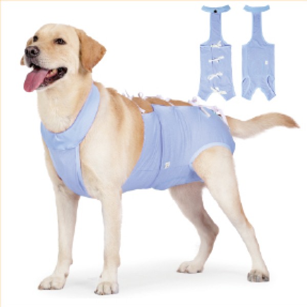 Tie-Strap Dog Recovery Suit for dogs and cats