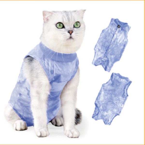 Tie-Dye Cat Recovery Suit for dogs and cats