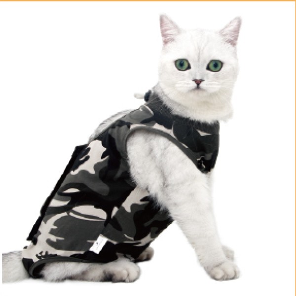 Camo Cat Recovery Suit for dogs and cats